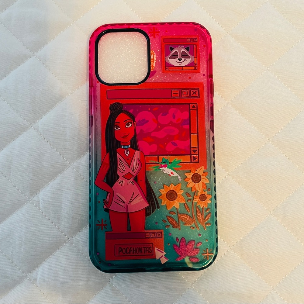 Get It Creations iPhone 12 Disney Pocahontas Pink Blue Ombré MySpace Phone Case